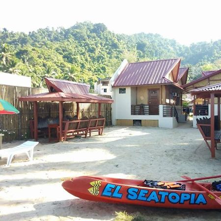 El Seatopia Beach Cottages El Nido Kültér fotó